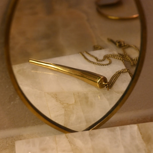 Wanzau Brass Dagger Pendant